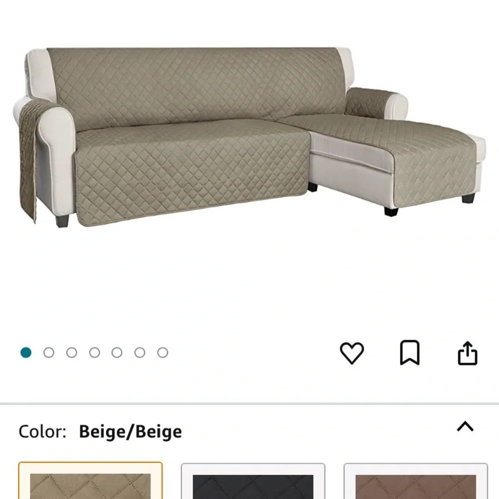 L Shaped Sofa Cover